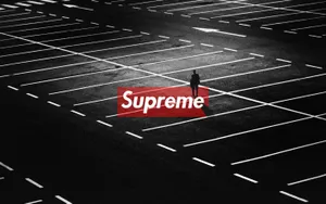 Red Supreme Empty Parking Space Wallpaper