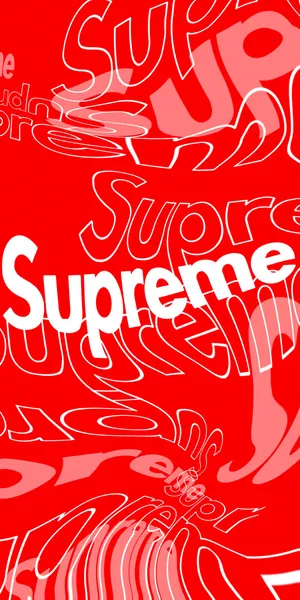 Red supreme logo hotsell