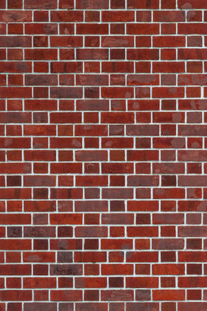 Red Symmetrical Bricks Wallpaper