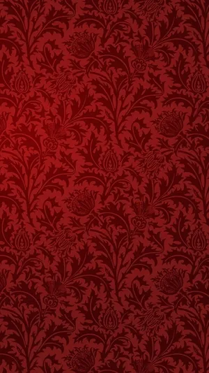 Red Textured Vintage Wall Wallpaper