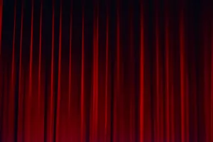 Red Theatre Curtains Wallpaper