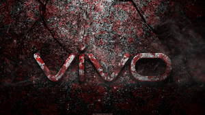 Red Vivo Logo Metallic Wallpaper