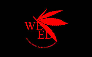 Red Weed Stoner Wallpaper