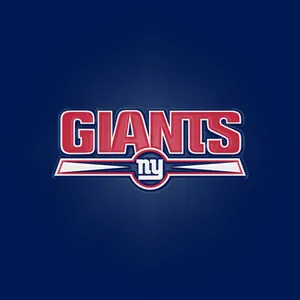 Red Wordmark New York Giants Logo Wallpaper