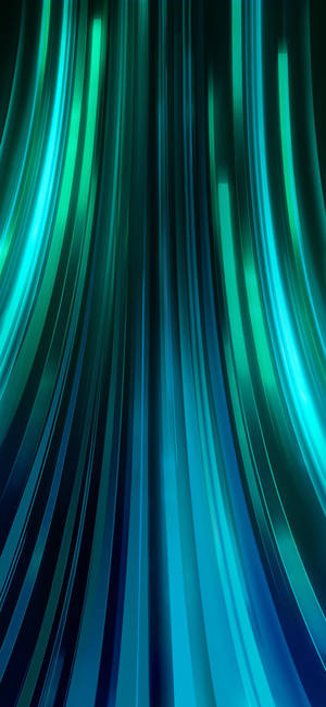 Redmi 9 Blue Green Curtain Of Lines Wallpaper