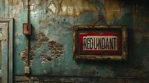 Redundant Signon Weathered Wall Wallpaper