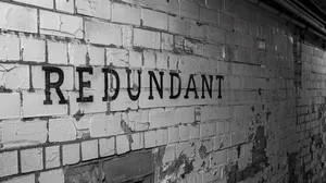 Redundant Word On Brick Wall Wallpaper