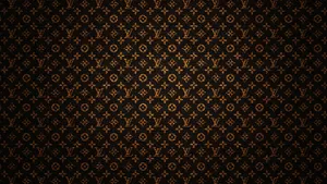 Refined And Elegant Black And Gold Desktop Setup Wallpaper