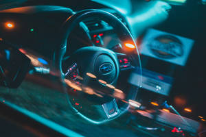 Reflective Interior Subaru Wrx Sti 4k Wallpaper