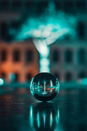 Reflective Steel Ball 4k Hd Mobile Wallpaper