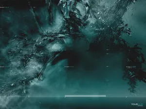 Refresh Your Senses With A Peaceful And Vibrant Cyan Aesthetic Look Wallpaper