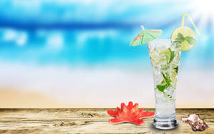 Refreshing Food Drinks Tropical Wallpaper