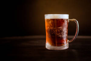 Refreshingly Cold Beer Wallpaper
