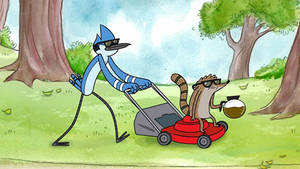 Regular Show In Cool Shades Wallpaper