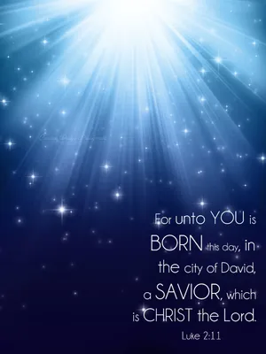 Religious Christmas Verse Wallpaper