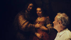 Rembrandt The Jewish Bride Wallpaper