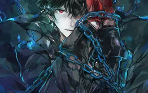 Ren Amamiya In Chains Wallpaper