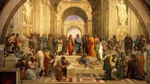 Renaissance Aesthetic School Of Athens Wallpaper