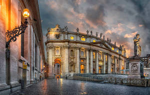 Renaissance Church In Rome Wallpaper