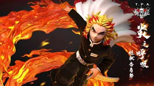 Rengoku The Flame Hashira Wallpaper