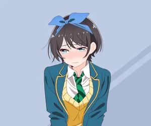 Rent A Girlfriend Ruka Artwork Wallpaper