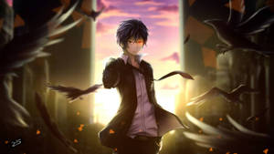 Rentaro Satomi, The Protagonist Of Black Bullet Anime Series Wallpaper