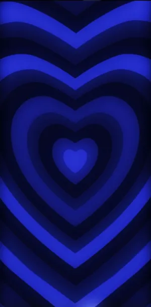 Blue Heart Digital Art Wallpaper WallpapersOK