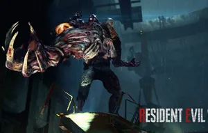 Resident Evil 2 William Birkin In The Rain Wallpaper