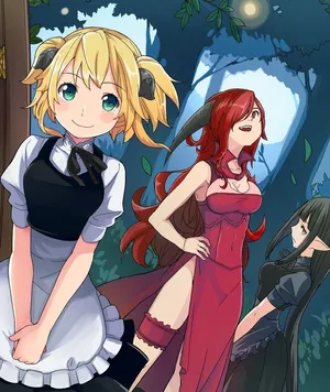 Restaurant To Another World Girls Fanart Wallpaper