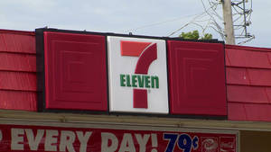 Retro 7 Eleven Signage Wallpaper