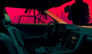 Retro 80s Car Wallpaper