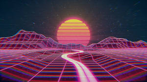 Retro Game Outrun Wallpaper