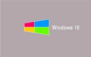 Retro Gray Windows 10 Hd Wallpaper