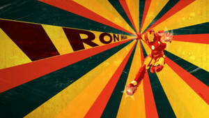 Retro Iron Man Wallpaper