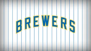 Retro Milwaukee Brewers Logo Wallpaper