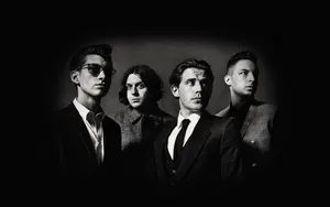 Retro_ Style_ Band_ Portrait Wallpaper