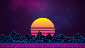 Retro Sun Wallpaper