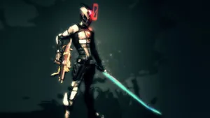 Retro Wave Zero Of Borderland Wallpaper