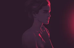 Retrowave Girl Portrait Wallpaper