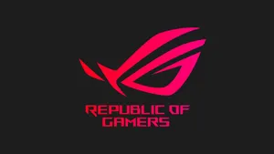 Rgb Rog Logo Black Wallpaper