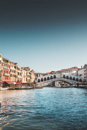 Rialto Bridge Portrait Old Iphone Wallpaper