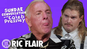 Ric Flair In Conversation With Caleb Pressley Wallpaper