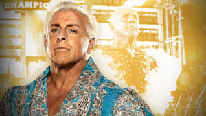 Ric Flair Yellow Graphic Wallpaper