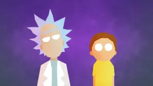 Rick And Morty Macbook Faceless Painting Wallpaper