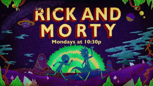 Rick And Morty Tv Shows Title Cover Wallpaper