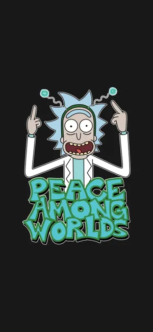 Rick Peace Among Worlds Iphone Wallpaper