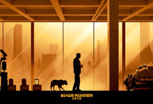 Rick With Dog Blade Runner 2049 4k Wallpaper