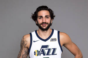 Ricky Rubio In Gray Wallpaper