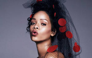 Rihanna Topless Elle Photo Shoot Wallpaper