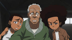 Riley, Robert, And Huey Boondocks Hd Wallpaper